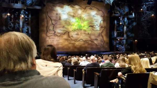 Gershwin Theatre, section: Orchestra L, row: N, seat: 1