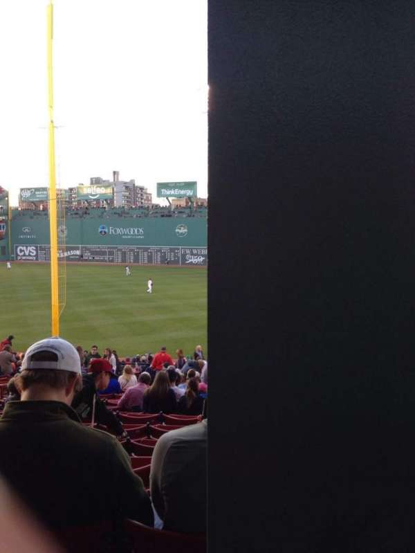 Fenway Park, section: Grandstand 7, row: 1, seat: 12-13