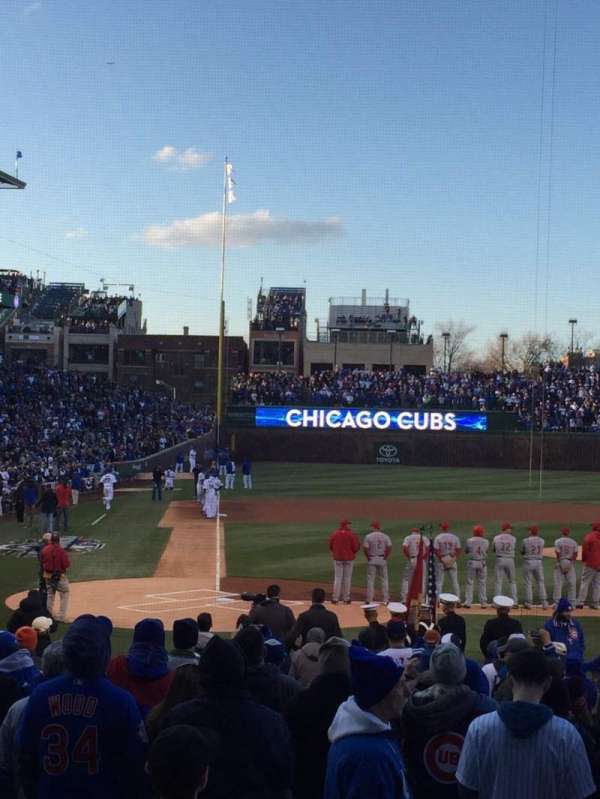 Wrigley Field, section: 121, row: 6, seat: 12
