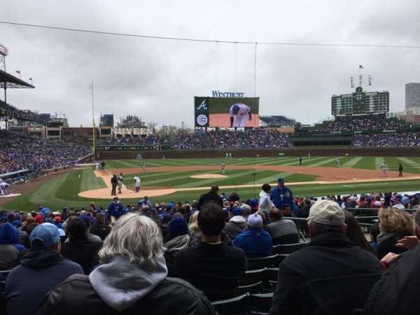 Wrigley Field, section: 121, row: 10, seat: 5