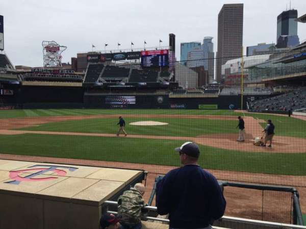 Target Field, section: 11, row: 8, seat: 6