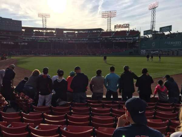 Fenway Park, section: Right Field Box 2, row: J, seat: 13
