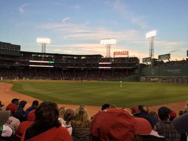 Fenway Park, section: Right Field Box 2, row: J, seat: 13
