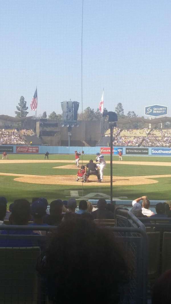 Dodger Stadium, section: 1FD, row: C, seat: 1