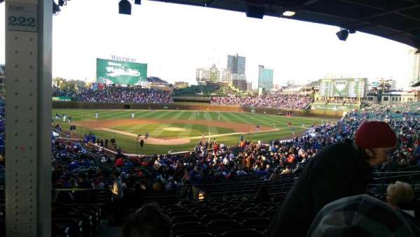 Wrigley Field, section: 218, row: 11, seat: 1
