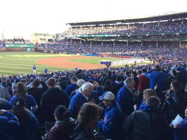Wrigley Field, section: 207, row: 2, seat: 14