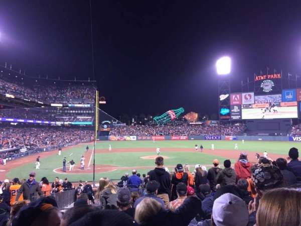 Oracle Park, section: 110, row: 23, seat: 13