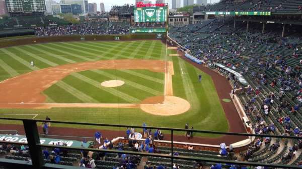 Wrigley Field, section: 313L, row: 2, seat: 12