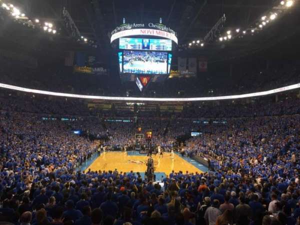 Paycom Center, section: 101, row: N, seat: 3