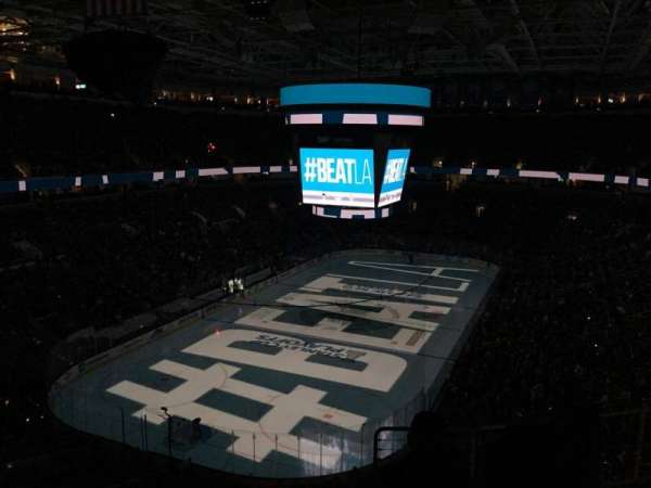 SAP Center, section: 220, row: 8, seat: 12