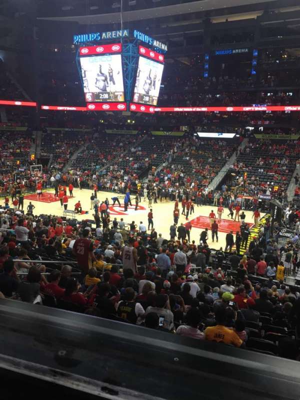 State Farm Arena, section: 117, row: YC, seat: 9