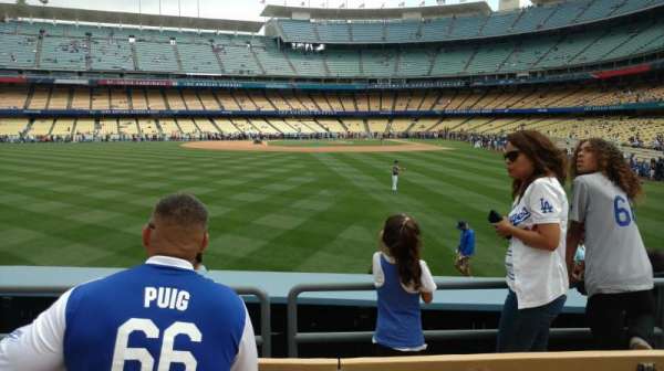 Dodger Stadium, section: 303PL, row: D, seat: 9