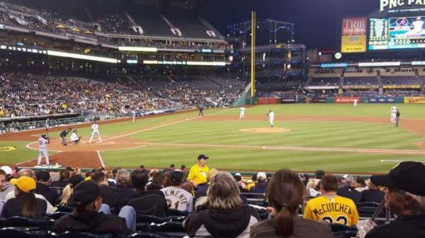 PNC Park, section: 112, row: J, seat: 1