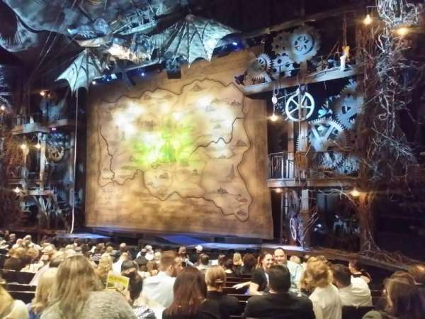 Gershwin Theatre, section: Orchestra R, row: L, seat: 22-24