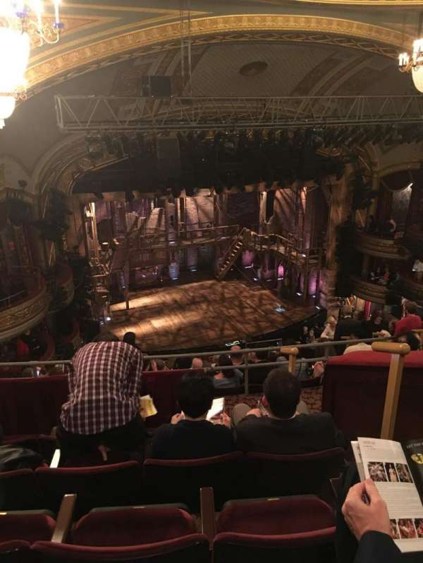 Richard Rodgers Theatre, section: Rear Mezzanine L, row: L, seat: 19