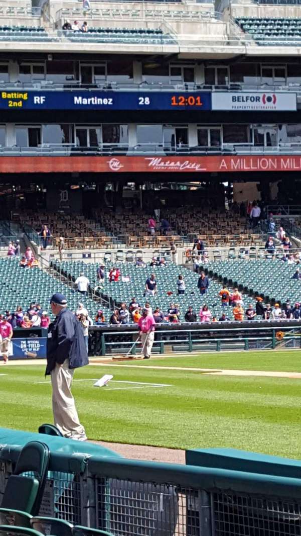 Comerica Park, section: 117, row: 6, seat: 3