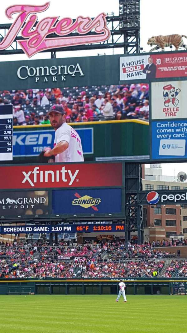 Comerica Park, section: 117, row: 6, seat: 3