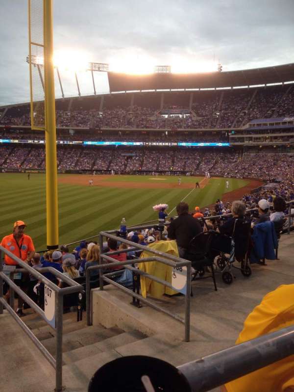 Kauffman Stadium, section: 107