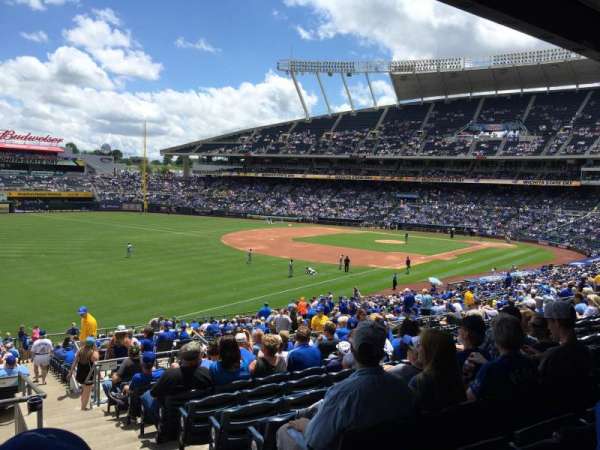 Kauffman Stadium, section: 210, row: NN, seat: 13
