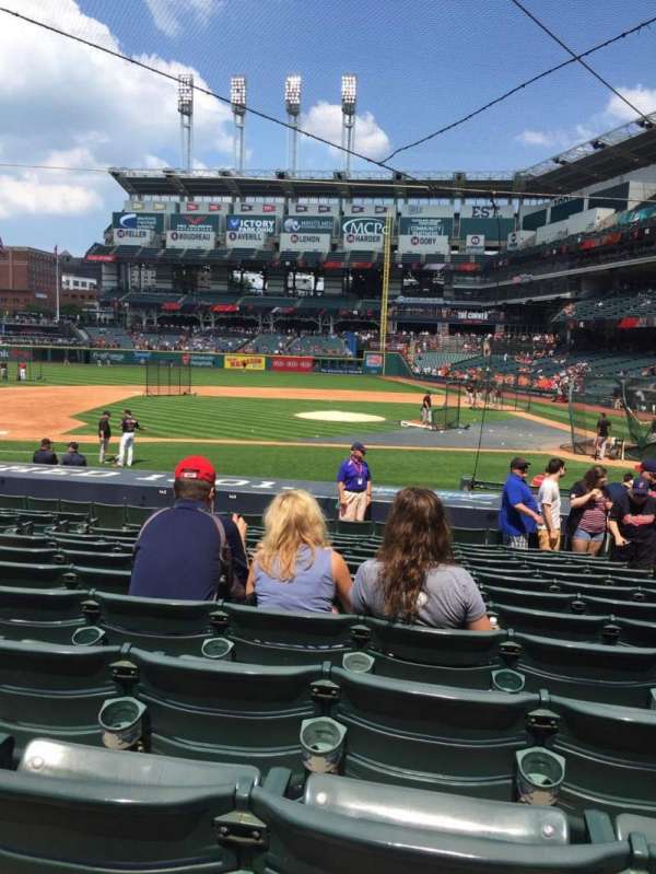 Progressive Field, section: 160, row: U, seat: 4