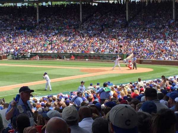 Wrigley Field, section: 208, row: 1, seat: 16