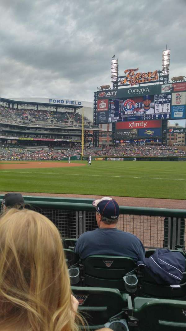 Comerica Park, section: 117, row: 5, seat: 13