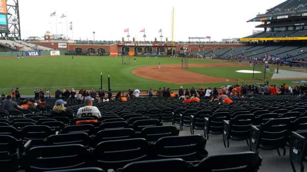 Oracle Park, section: 126, row: 30, seat: 18