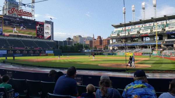 Progressive Field, section: 156, row: N, seat: 5