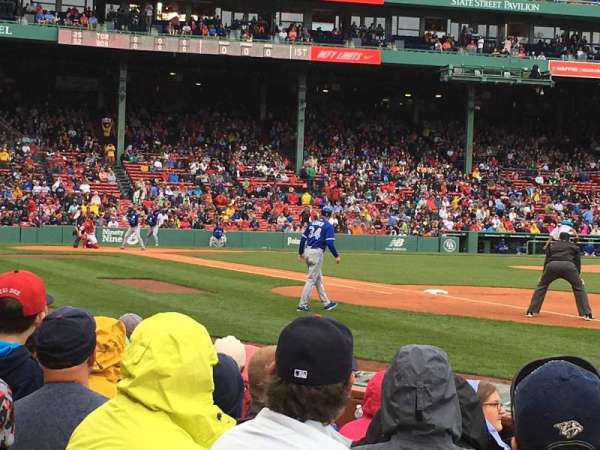 Fenway Park, section: Field Box 12, row: E, seat: 4