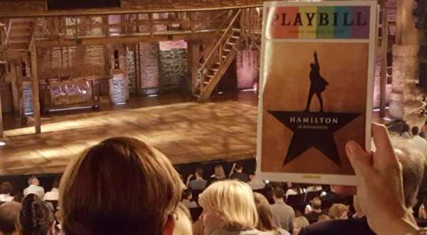 Richard Rodgers Theatre, section: Orchestra L, row: V, seat: 23