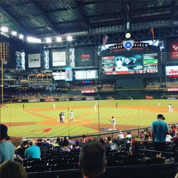 Chase Field, section: 120, row: 23, seat: 7