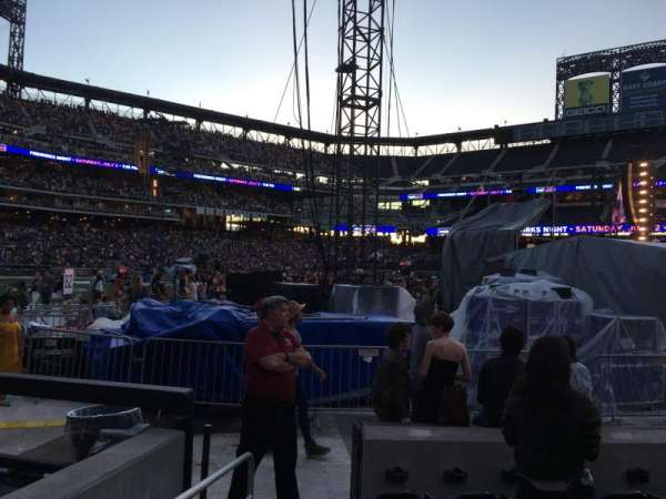 Citi Field, section: 110, row: 1, seat: 1