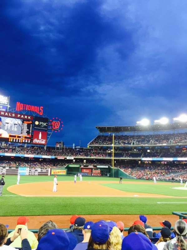 Nationals Park, section: 115, row: H, seat: 18