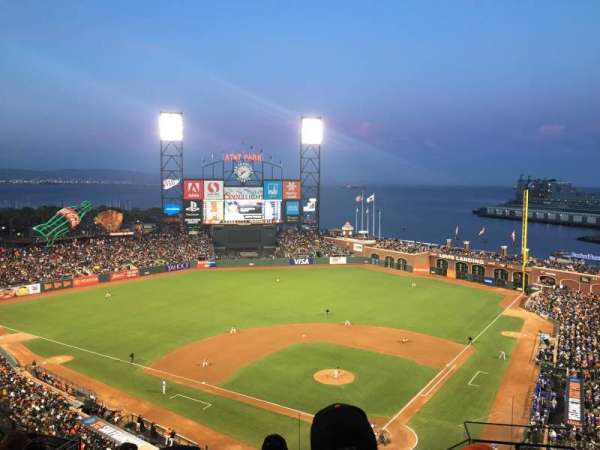 Oracle Park, section: VR318, row: 7, seat: 3