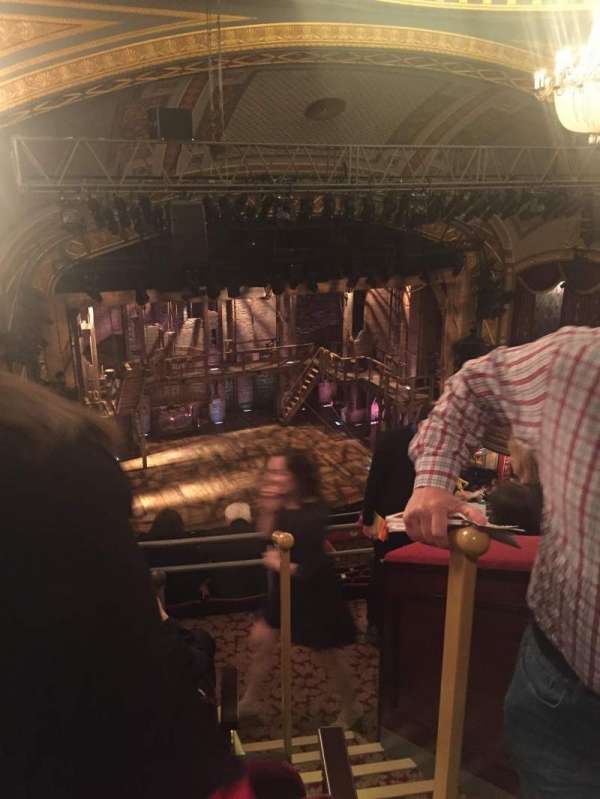 Richard Rodgers Theatre, section: Rear Mezzanine C, row: L, seat: 114