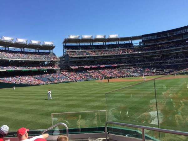 Nationals Park, section: 100, row: E, seat: 2