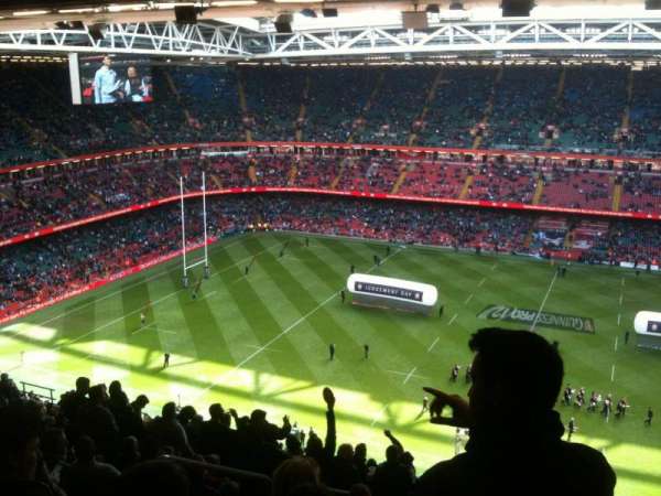 Principality Stadium, section: U8, row: 30, seat: 3