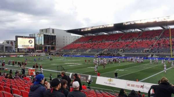 TD Place Stadium, section: M, row: 17, seat: 20