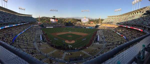Dodger Stadium, section: 1RS, row: A, seat: 12