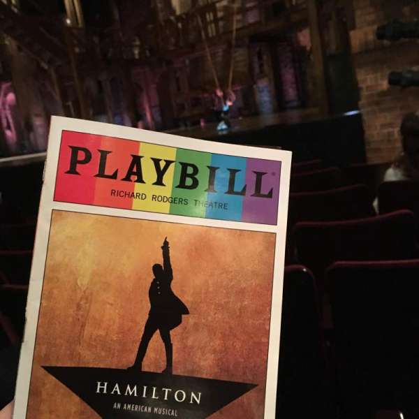 Richard Rodgers Theatre, section: Orchestra R, row: E, seat: 16
