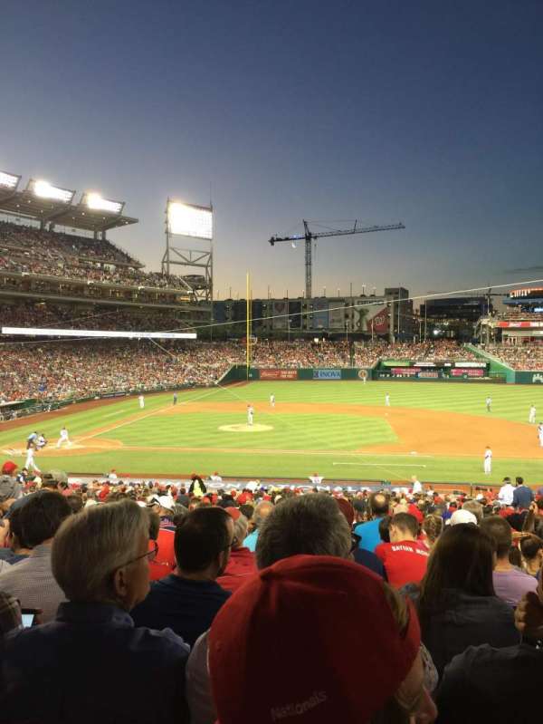 Nationals Park, section: 129, row: RR, seat: 10