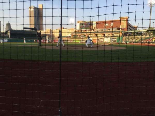 Parkview Field, section: 109, row: A, seat: 5