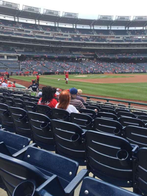 Nationals Park, section: 133, row: K, seat: 6