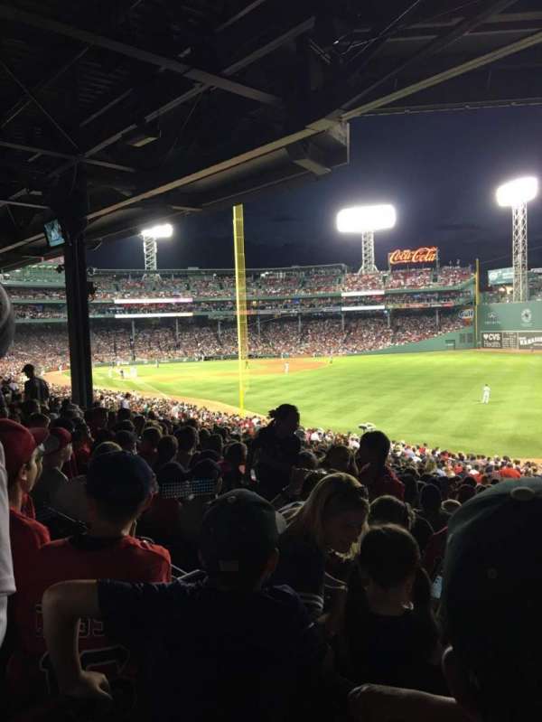 Fenway Park, section: Grandstand 5, row: 8, seat: 1