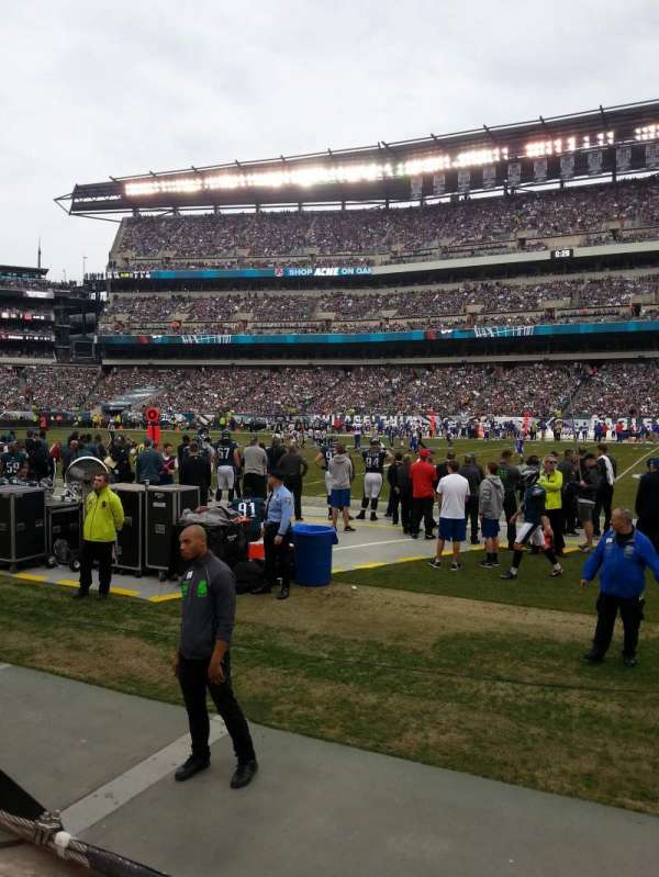 Lincoln Financial Field, section: 103, row: 1, seat: 16
