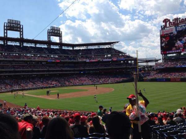 Citizens Bank Park, section: 110, row: 36, seat: 1