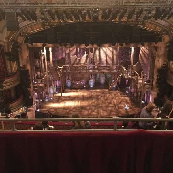 Richard Rodgers Theatre, section: Rear Mezzanine C, row: H, seat: 108