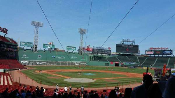 Fenway Park, section: Loge Box 129, row: NN, seat: 1