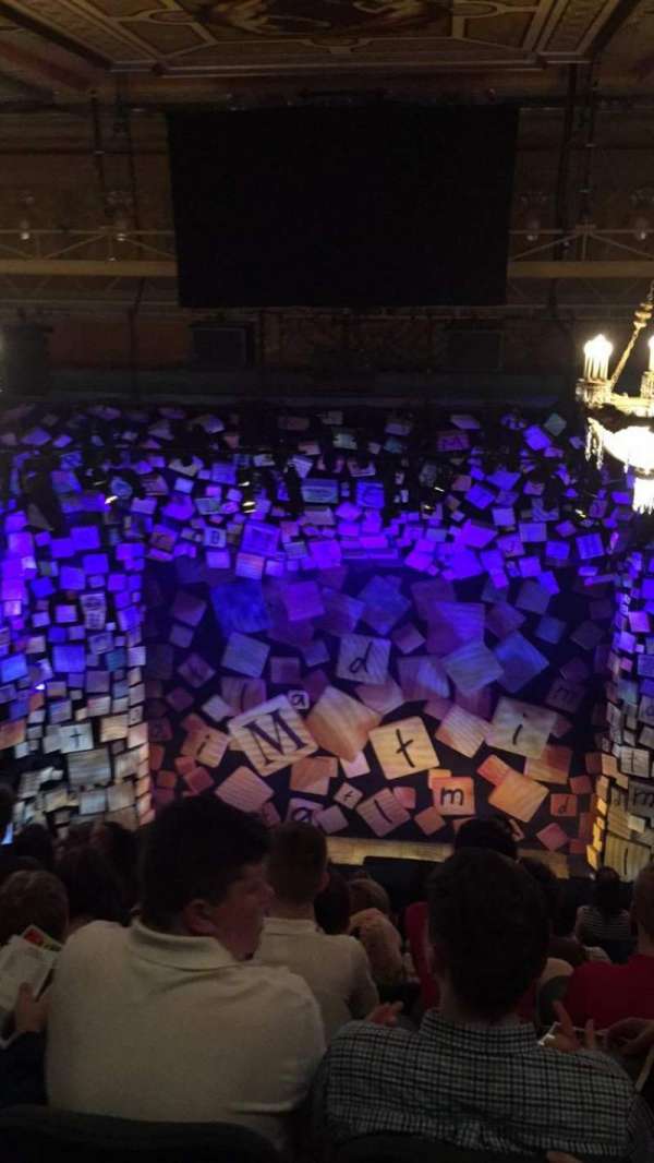 Shubert theatre, section: Balcony C, row: M, seat: 105