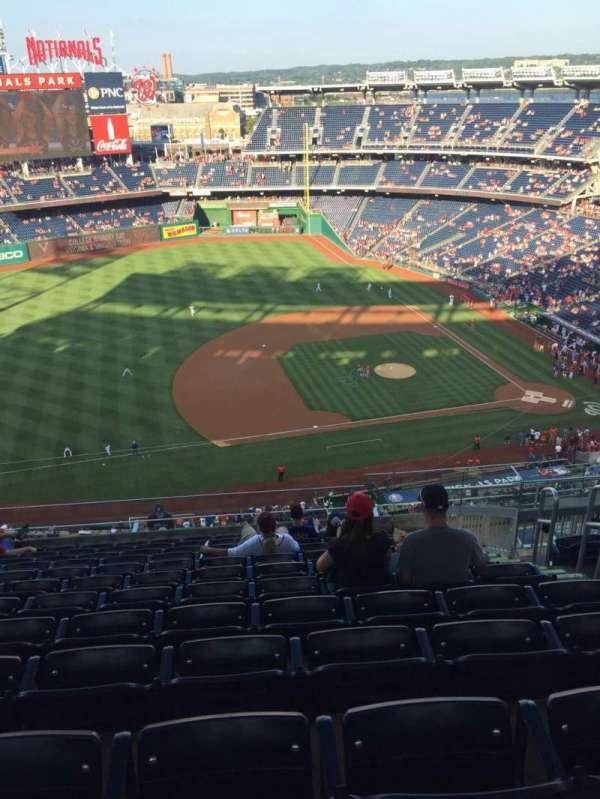 Nationals Park, section: 406, row: M, seat: 7